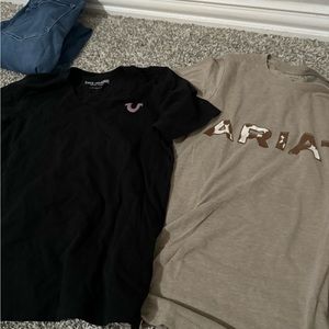 True Religion and ARIAT T shirts